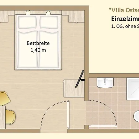 Ferienzimmer In Der Villa Ostseelilie Засниц Экстерьер фото